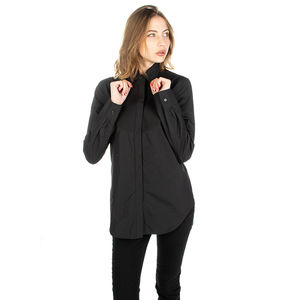 RUE DU MAIL BLACK DRESS SHIRT | WOMENS SIZE S